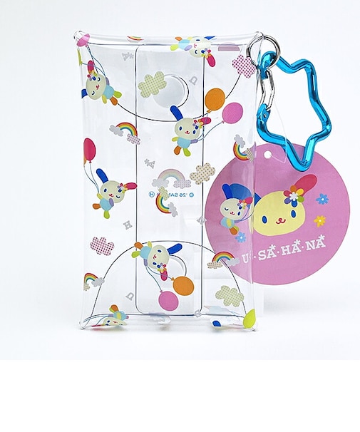 サンリオ ウサハナ 星型カナビラクリアマルチケース(S) Sanrio