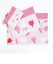 ミッフィー miffy 3連ポーチ (ピンク)