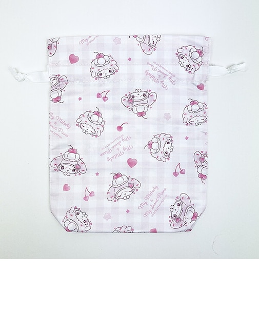 サンリオ マイメロディ マイスウィートピアノ 巾着 (チェック) どーりーみっくすプチシリーズ Sanrio