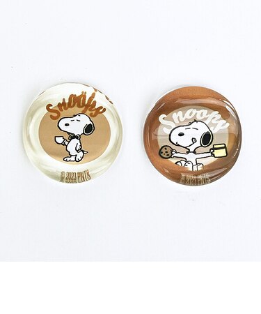 スヌーピー ガラス箸置き2Pセット コーヒータイム 食器 SNOOPY