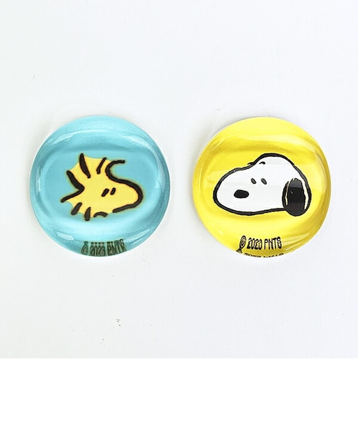 スヌーピー &ウッドストック ガラス箸置き2Pセット 食器 SNOOPY