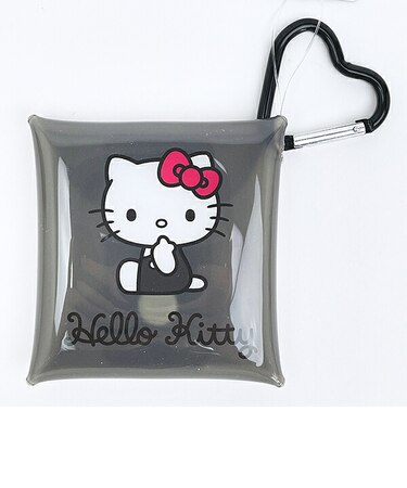 サンリオ ハローキティ モノクロ クリアマルチケース(SS) 日本製 Sanrio