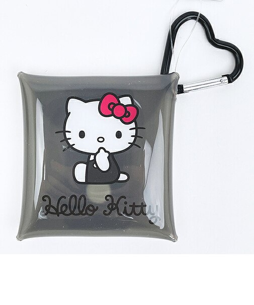 サンリオ ハローキティ モノクロ クリアマルチケース(SS) 日本製 Sanrio