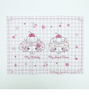 サンリオ マイメロディ マイスウィートピアノ ランチョンマット (チェック) どーりーみっくすプチシリーズ 日本製 Sanrio