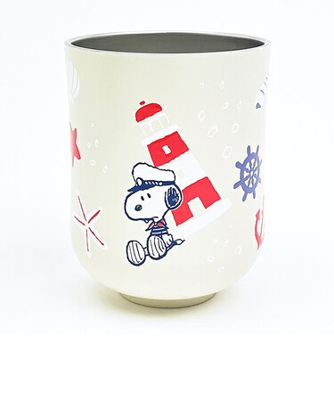 スヌーピー ステンレス湯のみ チラシ ノーティカル コップ SNOOPY