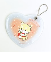 サンリオ JOCHUM(ジェオチャム) まめちぃ ハート型スライドミラー ジャンプ！スキップ！シリーズ JO1 Sanrio