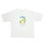 水森亜土 チェーン刺繍柄ゆったりシルエット半袖Tシャツ（L） オフホワイト アパレル