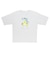 水森亜土 チェーン刺繍柄ゆったりシルエット半袖Tシャツ（M） ライトパープル アパレル