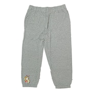 水森亜土 天竺クロップド七分丈パンツ（L） 杢グレー アパレル
