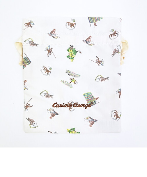 おさるのジョージ Curious George 巾着ポーチ
