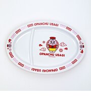 おぱんちゅうさぎ メラミン ギョーザ皿 食器