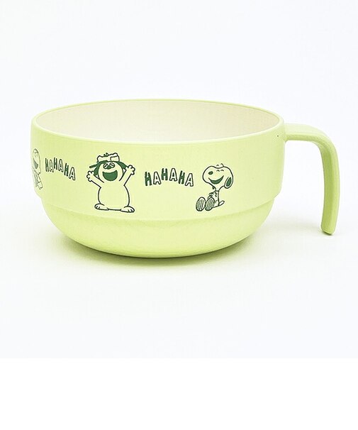 スヌーピー スープカップ (グリーン) Giggle Tableシリーズ コップ 日本製 SNOOPY