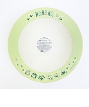 スヌーピー ラウンドディッシュ (グリーン) Giggle Tableシリーズ 食器 日本製 SNOOPY