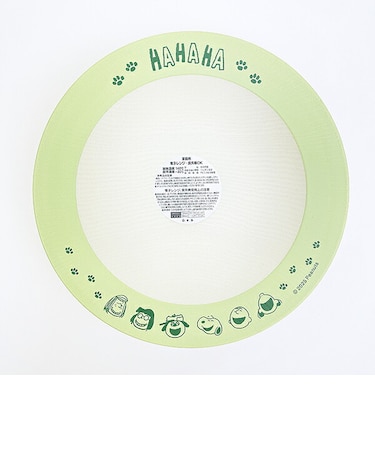 スヌーピー ラウンドディッシュ (グリーン) Giggle Tableシリーズ 食器 日本製 SNOOPY