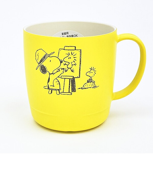 スヌーピー ウッドストック マグカップ (イエロー) コップ 日本製 SNOOPY