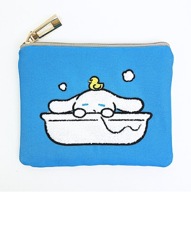 サンリオ アイシナモロール サガラフラットポーチ オフロ シナモン Sanrio