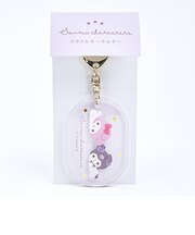 サンリオ アクリルキーホルダー パープル チルタイム Sanrio