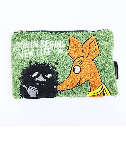 ムーミン スティンキー サガラ刺繍ポーチ MOOMIN