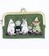 ムーミン 刺しゅうがま口ケース （グリーン） お財布 MOOMIN