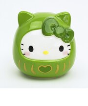 サンリオ ハローキティ 貯金箱 抹茶だるま Sanrio