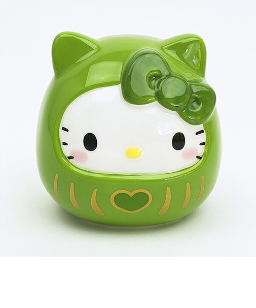 サンリオ ハローキティ 貯金箱 抹茶だるま Sanrio