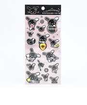 サンリオ ウサハナ キラキララインストーンシール モノクロシリーズ 文具 Sanrio