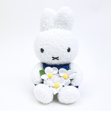 ミッフィー miffy ぬいぐるみ miffy's Garden 青花
