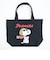 スヌーピー ジャガードトートバッグ (ブラック) SNOOPY