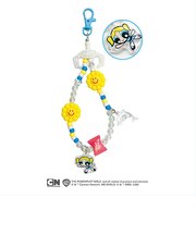 パワーパフガールズ バブルス アクリルビーズストラップ （ブルー） パワパフ