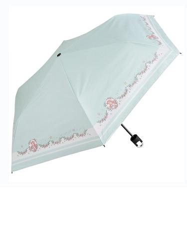 ディズニープリンセス アリエル 晴雨兼用カラビナ付きおりたたみ傘(55cm) Disney