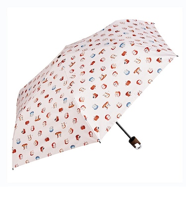 パンどろぼう 晴雨兼用カラビナ付きおりたたみ傘(55cm) 日傘