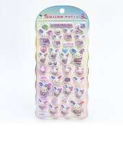 サンリオ ウサハナ コットンパフィーシール ポップギャル 文具 Sanrio