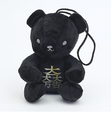 家紋シリーズ 漆黒の歴史ベア 石田三成 大一大万大吉 佐吉 治部少輔 クマアンドベアー 歴史 戦国 kuma and bear 歴史ベアシリーズ