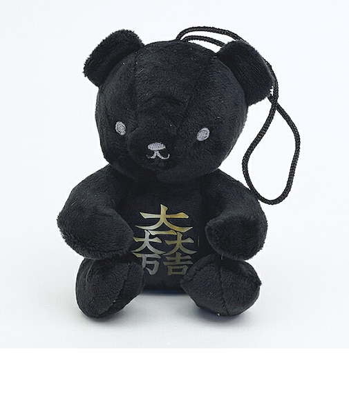 家紋シリーズ 漆黒の歴史ベア 石田三成 大一大万大吉 佐吉 治部少輔 クマアンドベアー 歴史 戦国 kuma and bear 歴史ベアシリーズ