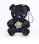 家紋シリーズ 漆黒の歴史ベア 明智光秀 明智家 桔梗紋  クマアンドベアー 歴史 戦国 kuma and bear 歴史ベアシリーズ