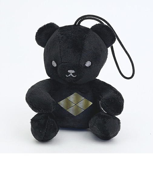 家紋シリーズ 漆黒の歴史ベア 武田信玄 武田菱 武田家 クマアンドベアー 歴史 戦国 kuma and bear 歴史ベアシリーズ