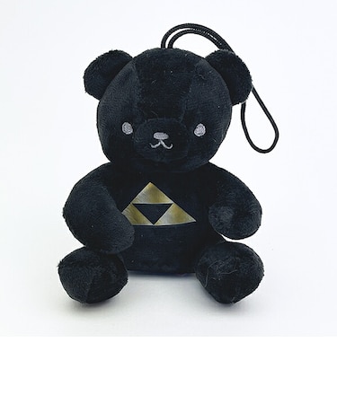 家紋シリーズ 漆黒の歴史ベア 北条氏康 北条家 三つ鱗 クマアンドベアー 歴史 戦国 kuma and bear 歴史ベアシリーズ