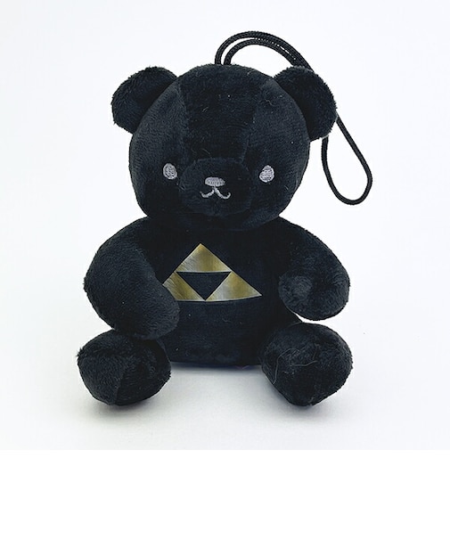 家紋シリーズ 漆黒の歴史ベア 北条氏康 北条家 三つ鱗 クマアンドベアー 歴史 戦国 kuma and bear 歴史ベアシリーズ