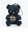 家紋シリーズ 漆黒の歴史ベア 足利将軍家 足利義昭 義輝 足利家 二つ引紋クマアンドベアー 歴史 戦国 kuma and bear 歴史ベアシリーズ
