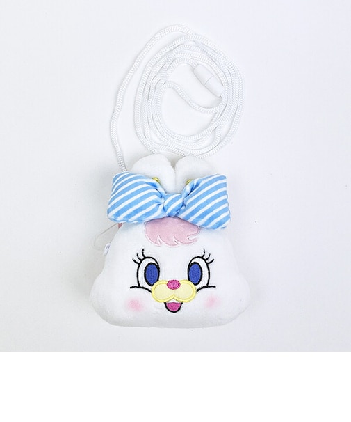 MOMOREI(モモレイ) リコ ぬいぐるみネックパース (ホワイト) 財布