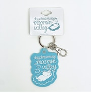ムーミン ラバーキーホルダー ブルー daydreaming in moominvalley MOOMIN