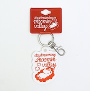 ムーミン ラバーキーホルダー レッド daydreaming in moominvalley MOOMIN