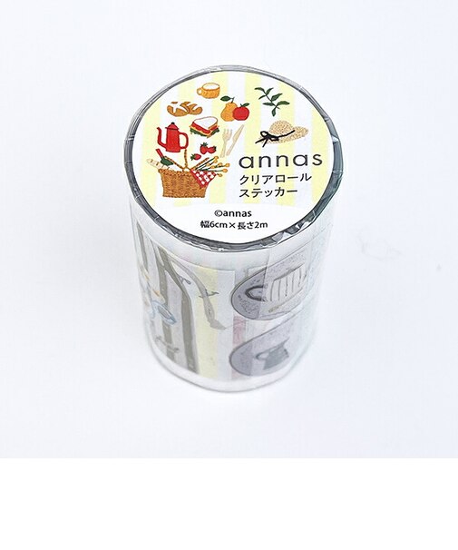 annas(アンナス) クリアロールステッカー シール 文具