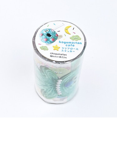 kogumaitan cafe クリアロールステッカー シール 文具