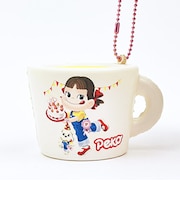 ペコちゃん バースデー ぷにぷにマスコットキーホルダー (プリン) 不二家
