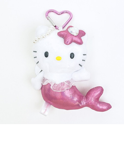 サンリオ ハローキティ ファンタジーマスコットキーホルダー ( マーメイド) (ダークピンク) Sanrio