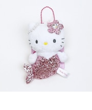 サンリオ ハローキティ マーメイドグリッターマスコットキーホルダー (ピンク) Sanrio