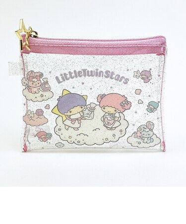 サンリオ リトルツインスターズ ミニクリアポーチ わたあめ キキララ Sanrio