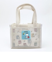 スヌーピー 保冷ポーチ付きメッシュランチバッグ クッキー SNOOPY
