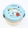 スヌーピー 丸型ランチボックス2段(フォーク付き) クッキー ランチ 日本製 SNOOPY